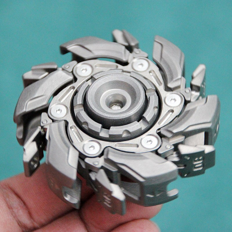 Mechanical Armor Fingertip Gyro Decompress Toys