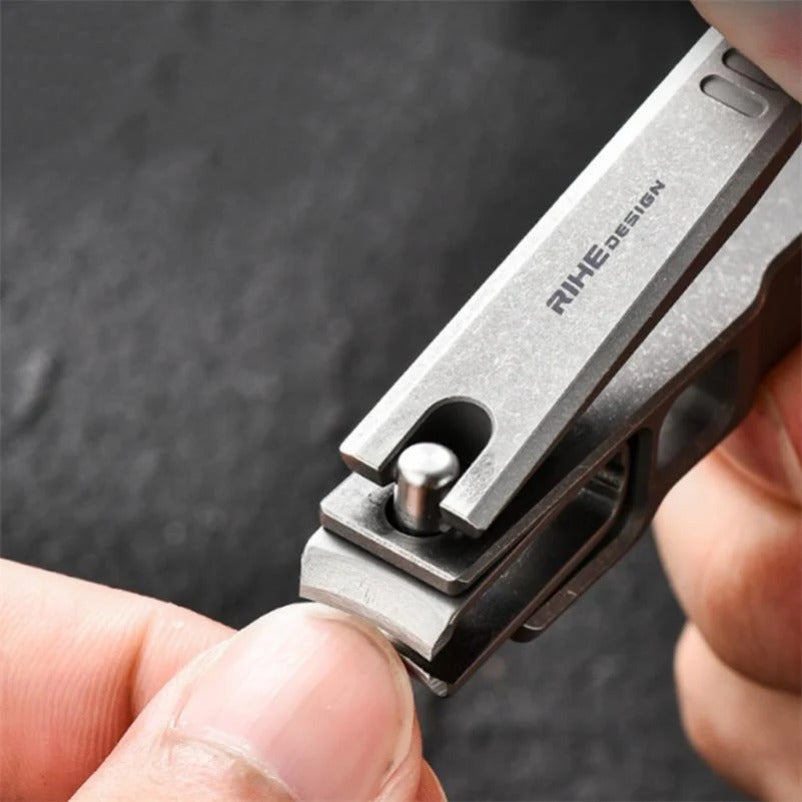 Multifunctional Titanium Alloy Nail Clippers Bottle Opening Tool