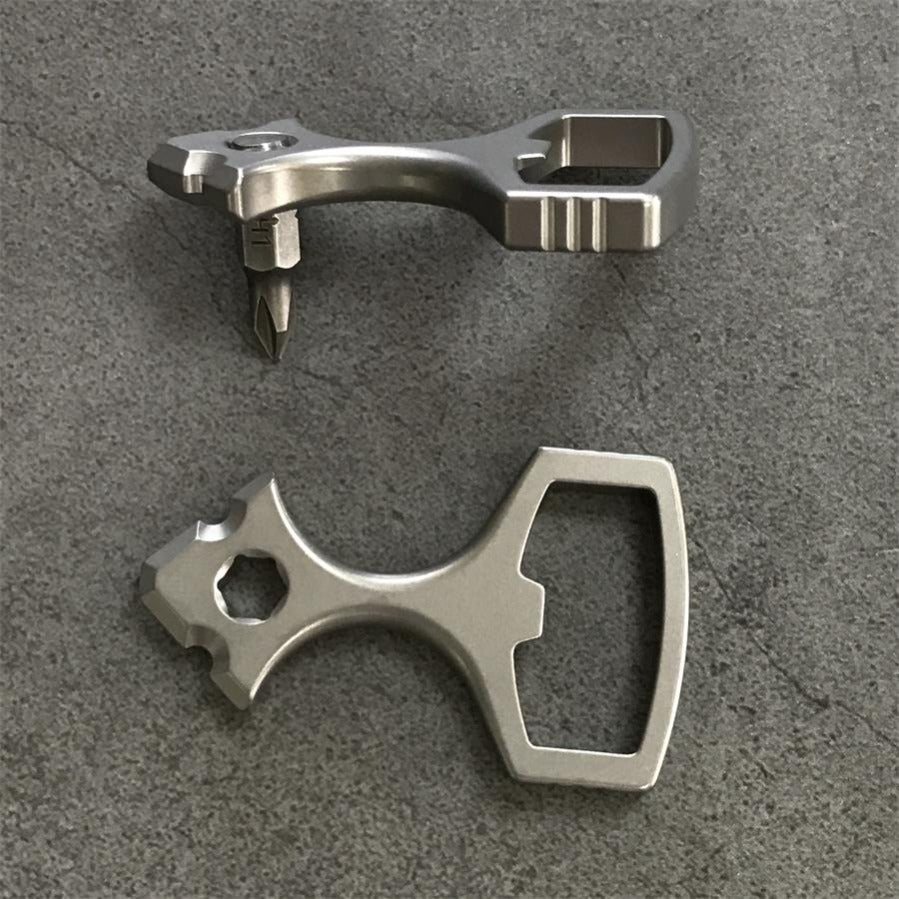 Mini Titanium Bottle Opener Multifunctional Maintenance Gadget