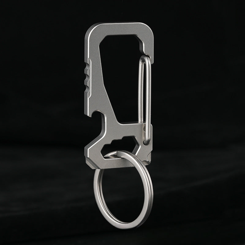 Multifunctional Titanium Alloy Bottle-opening Buckle