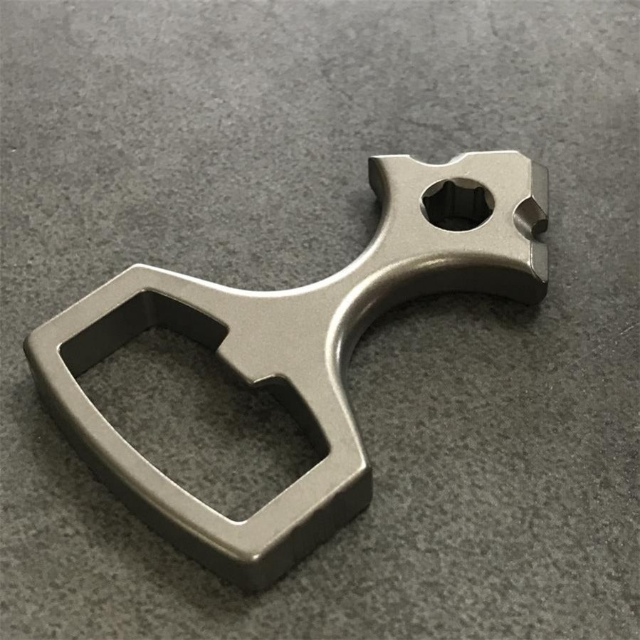 Mini Titanium Bottle Opener Multifunctional Maintenance Gadget