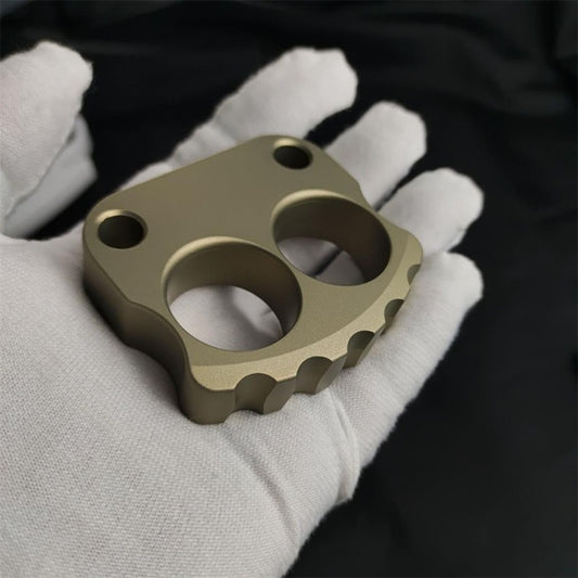 Skull Thickened Two Hole Aluminum Mini Portable EDC Tool