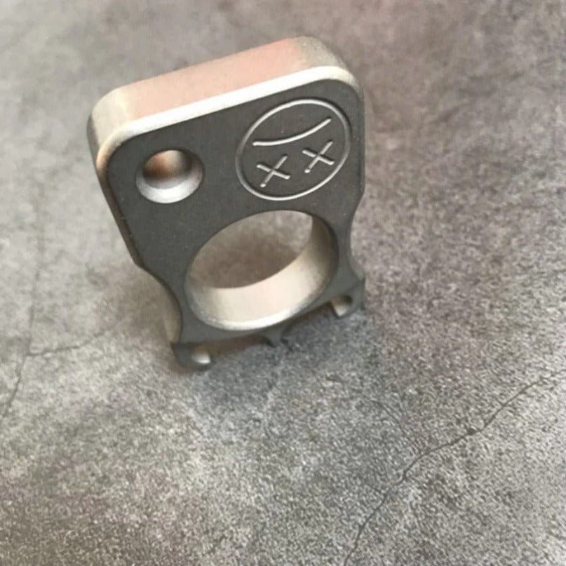 Flame Titanium Alloy One Finger EDC