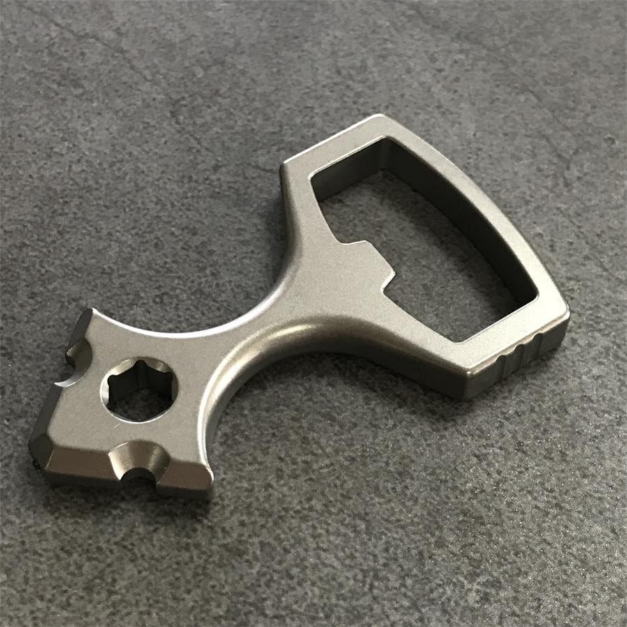 Mini Titanium Bottle Opener Multifunctional Maintenance Gadget