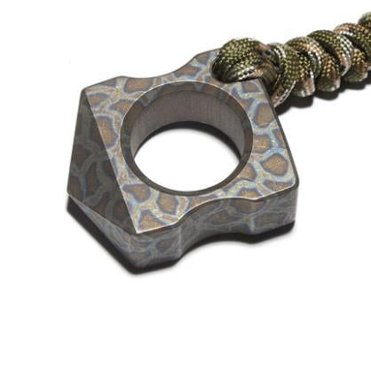 Titanium Pocket Various Styles Mini Titanium Multifunctional Outdoor Portable Ring