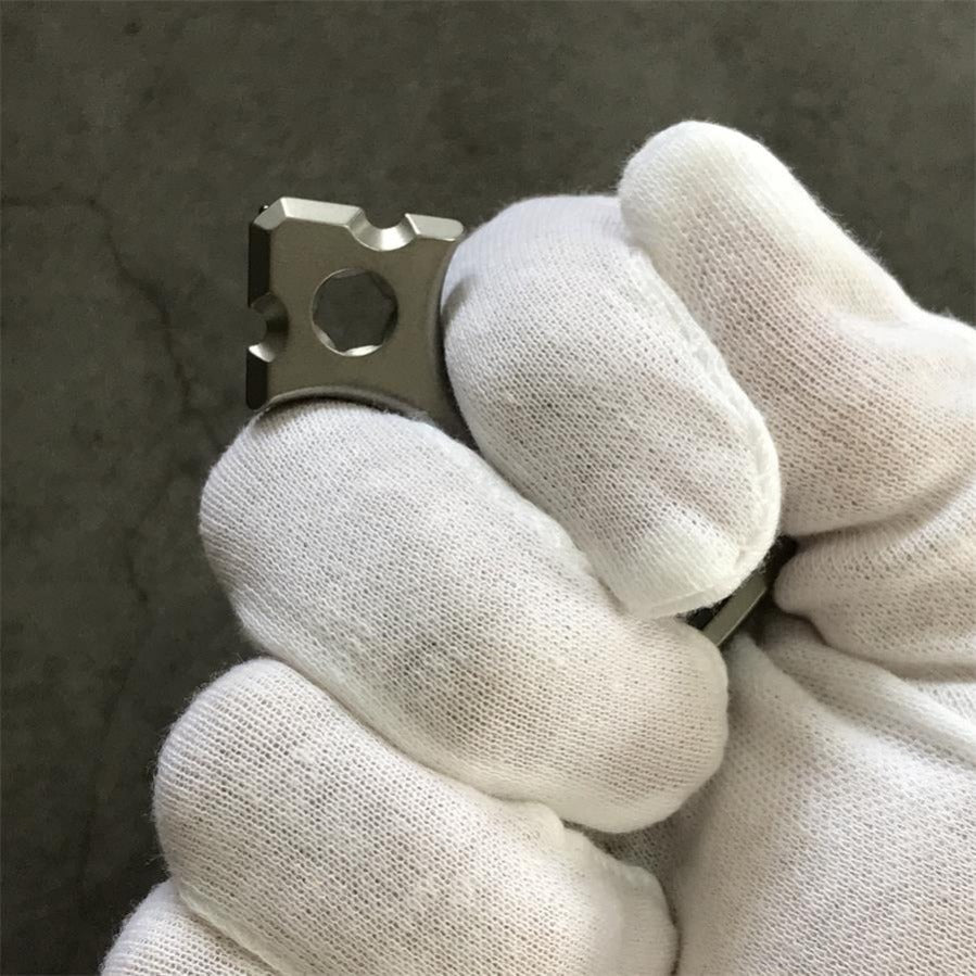 Mini Titanium Bottle Opener Multifunctional Maintenance Gadget