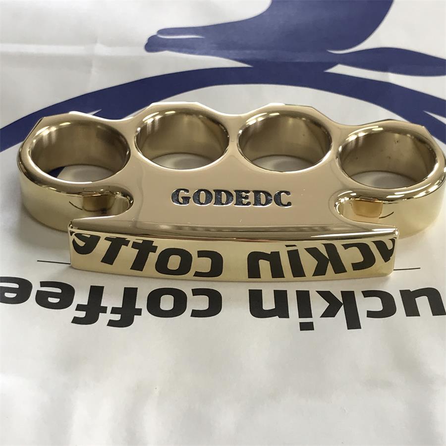 GODEDC Classic Mirror Polishing Brass Knuckle