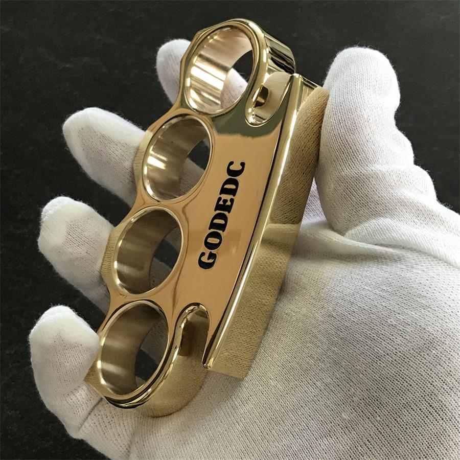 GODEDC Classic Mirror Polishing Brass Knuckle