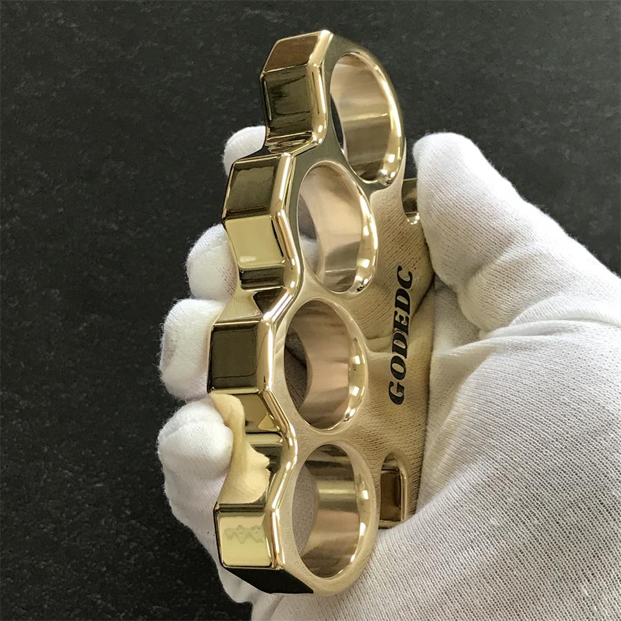 GODEDC Classic Mirror Polishing Brass Knuckle