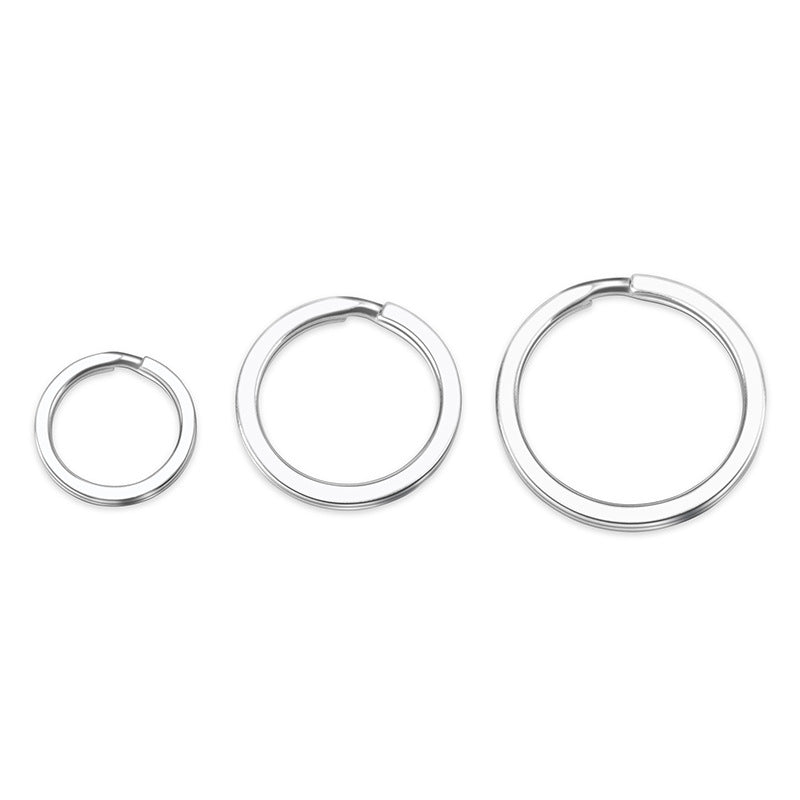 Mini Titanium Key Ring Holder Durable Circle Keychain