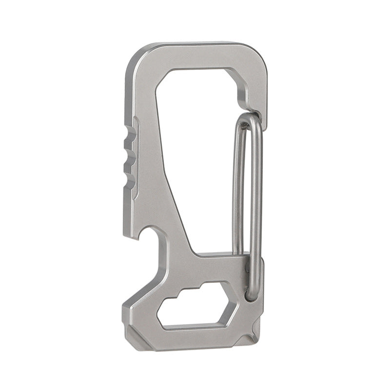 Multifunctional Titanium Alloy Bottle-opening Buckle