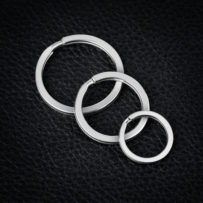 Mini Titanium Key Ring Holder Durable Circle Keychain