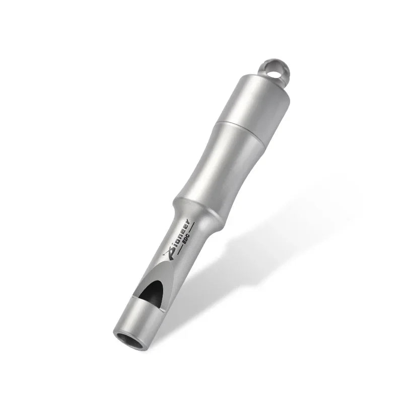 Titanium Whistle Storage Bin Waterproof Capsule Pill Box