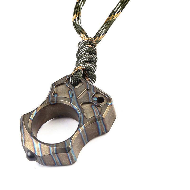 Colorful Titanium Single-Finger Broken Window Safety Tool EDC