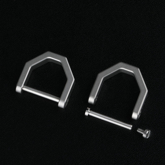 Multipurpose Titanium Horseshoe Keychain