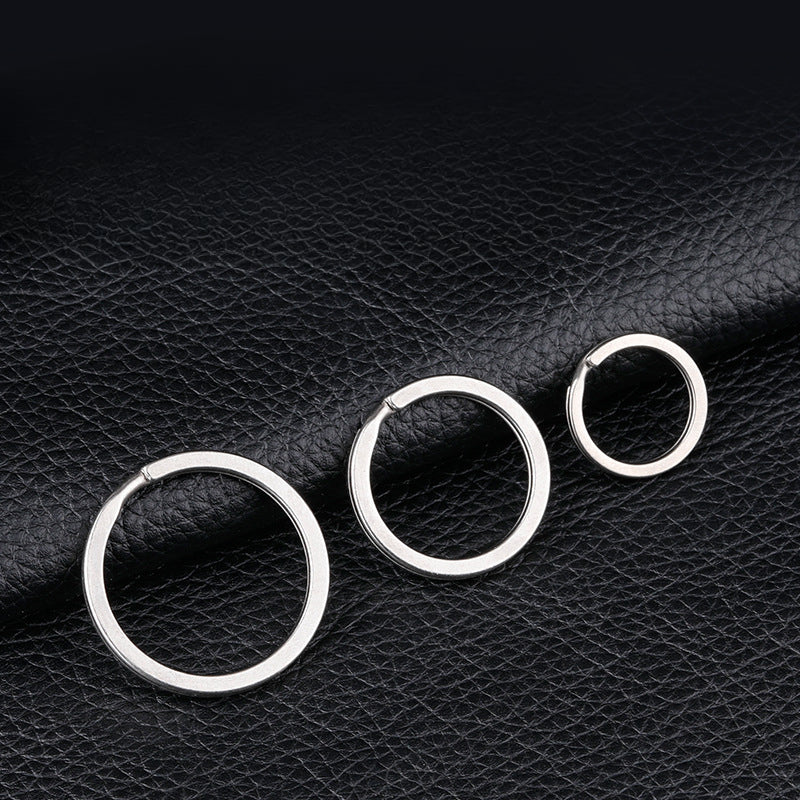 Mini Titanium Key Ring Holder Durable Circle Keychain