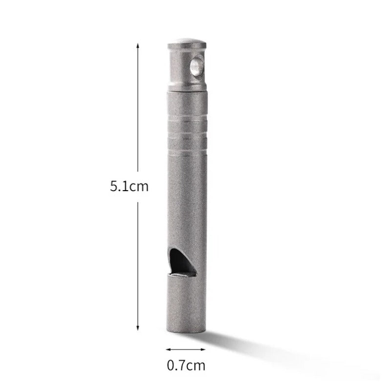 Mini Practical Titanium Whistle