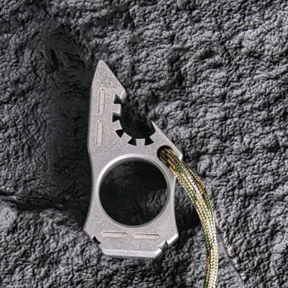 Bottle Opener Shark Outdoor EDC Backpack Keychain Tool