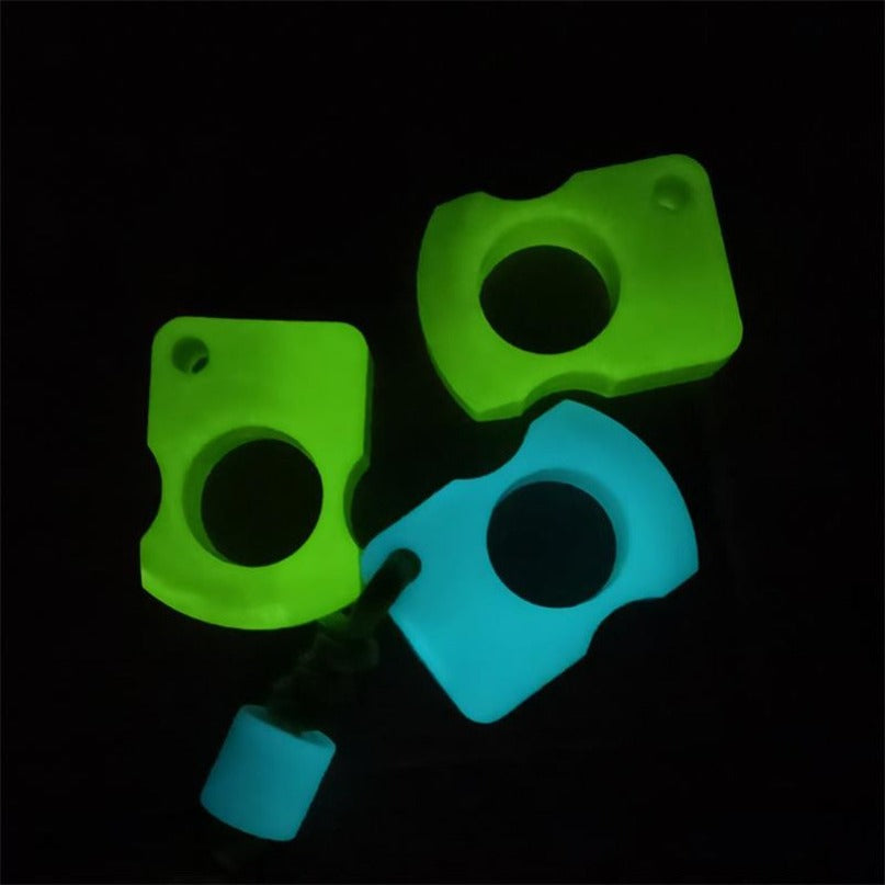 Non-Metallic Fluorescent Single Hole PA Plastic Portable EDC Outdoor Tool