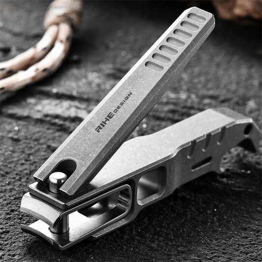 Multifunctional Titanium Alloy Nail Clippers Bottle Opening Tool