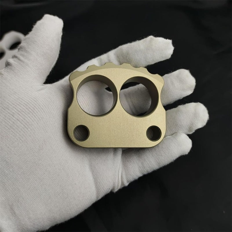 Skull Thickened Two Hole Aluminum Mini Portable EDC Tool