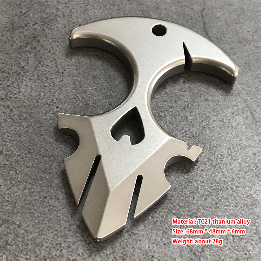 Outdoor Tool Titanium Decoration TC21 Portable