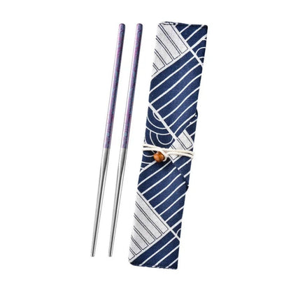 Pure Titanium Chopsticks Do Household Non-slip Not Mold Camping Equipment