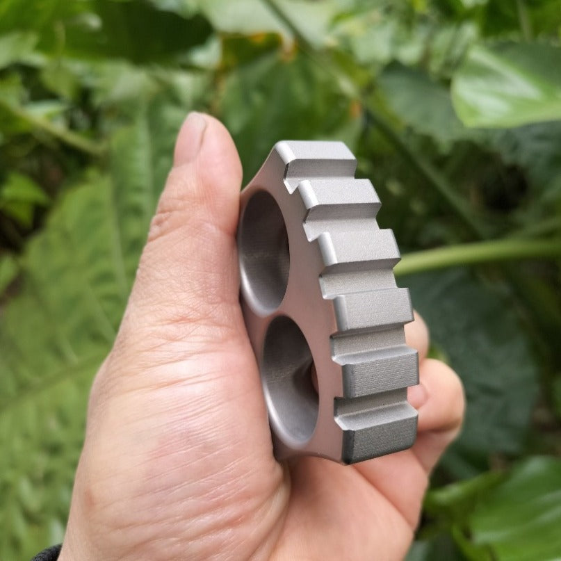 Stainless Steel Pocket Mini Thickened Two Finger Multifunctional EDC Tool