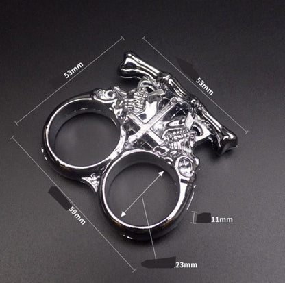 Outdoor Tool Zinc Alloy Back To Back Thinker Shape