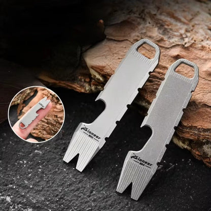 Mini Crowbar Tide Play Pendant Titanium Alloy Opener EDC