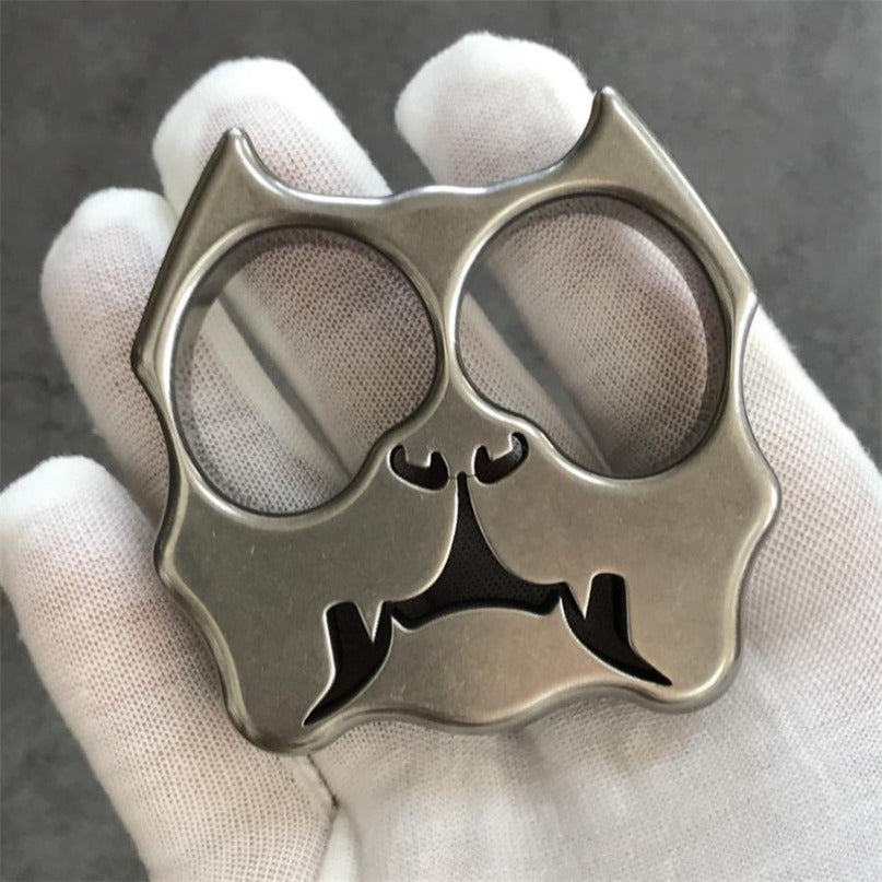 Titanium TC21 Titanium GODEDC Dog Head Two Hole Outdoor Tool