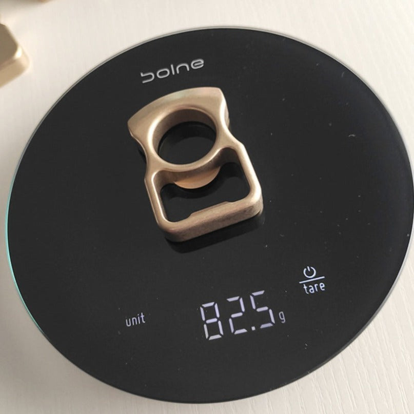 Brass EDC Round Arc Brass Outdoor Portable Bottle Opener