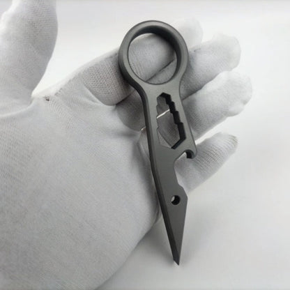 440C Crowbar Wrench Screwdriver  Bottle Opener Multi-function Tool