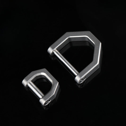 Multipurpose Titanium Horseshoe Keychain