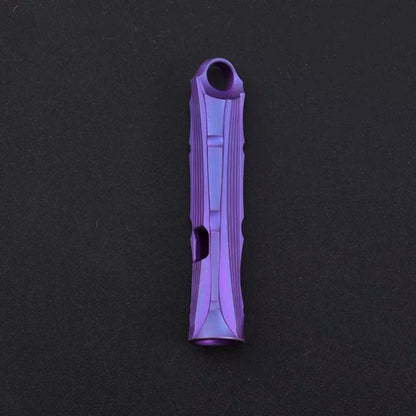 Titanium Alloy High Audio Single Tube Whistle Outdoor Survival