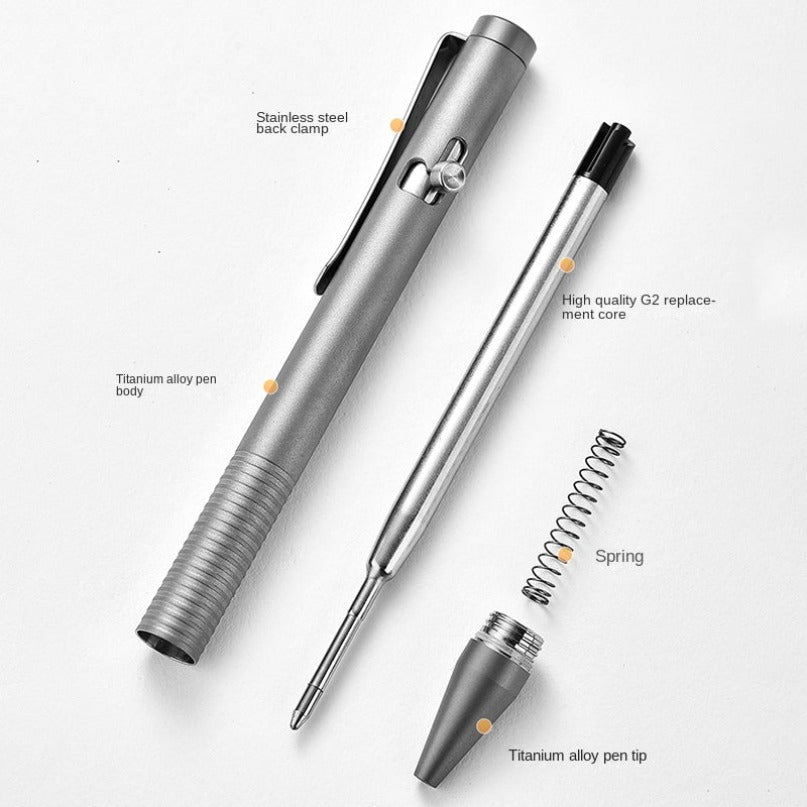 Titanium Safety Pen G2 Pen Refill  Broken Window EDC