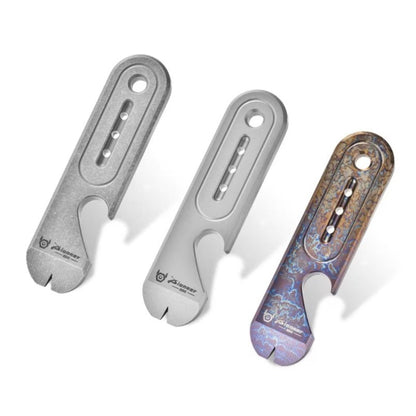 Portable Titanium Alloy Crowbar Key Pendant EDC