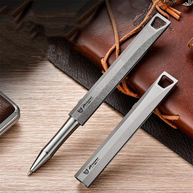 Titanium Alloy Sliding Decompression Safety Pen