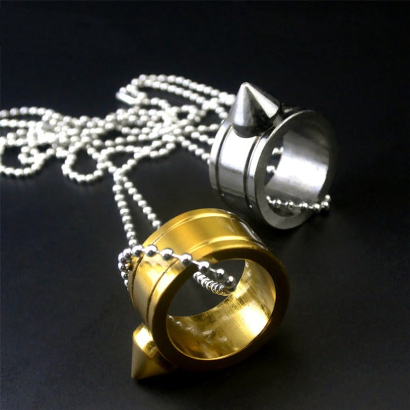 Zinc Alloy Pocket One Finger Ring Pendant EDC Tools