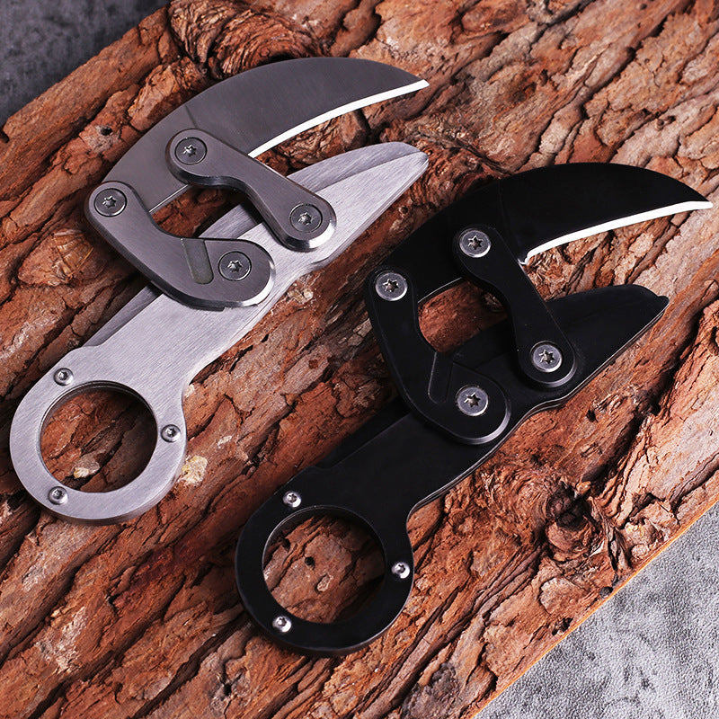 Mechanical Mini Claw Knife Foldable EDC