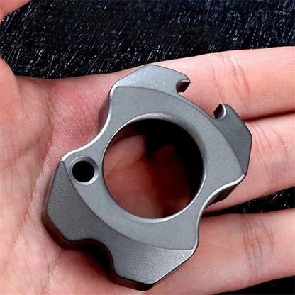 Titanium Mini Bottle Opener Portable Pendant Backpack Keychain