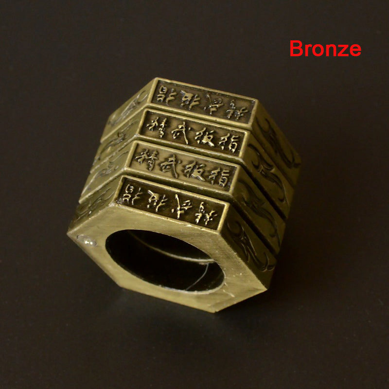 Hexagon Ring Folding Magic Outdoor EDC Tools