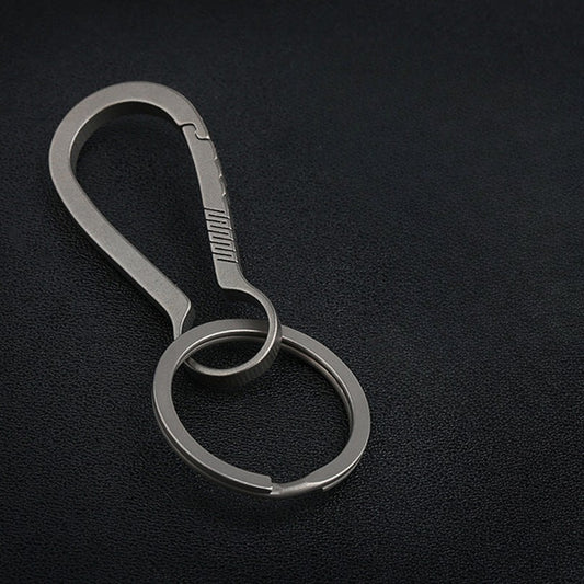 Titanium Minimalist Titanium Keychain Clip Key Ring Holder