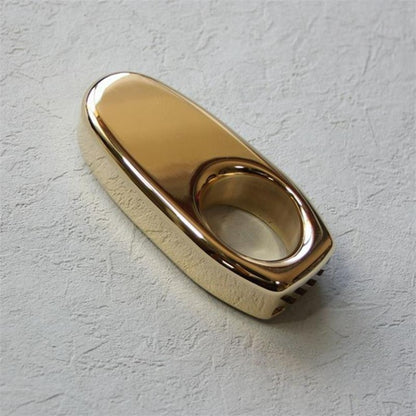 Brass Backpack Mini Exquisite Brass One Hole EDC Outdoor Tool