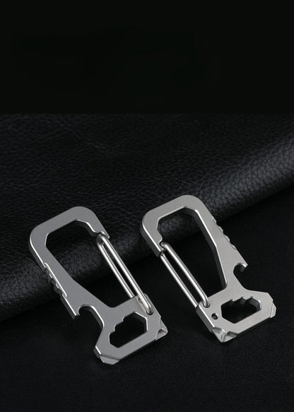 Multifunctional Titanium Alloy Bottle-opening Buckle