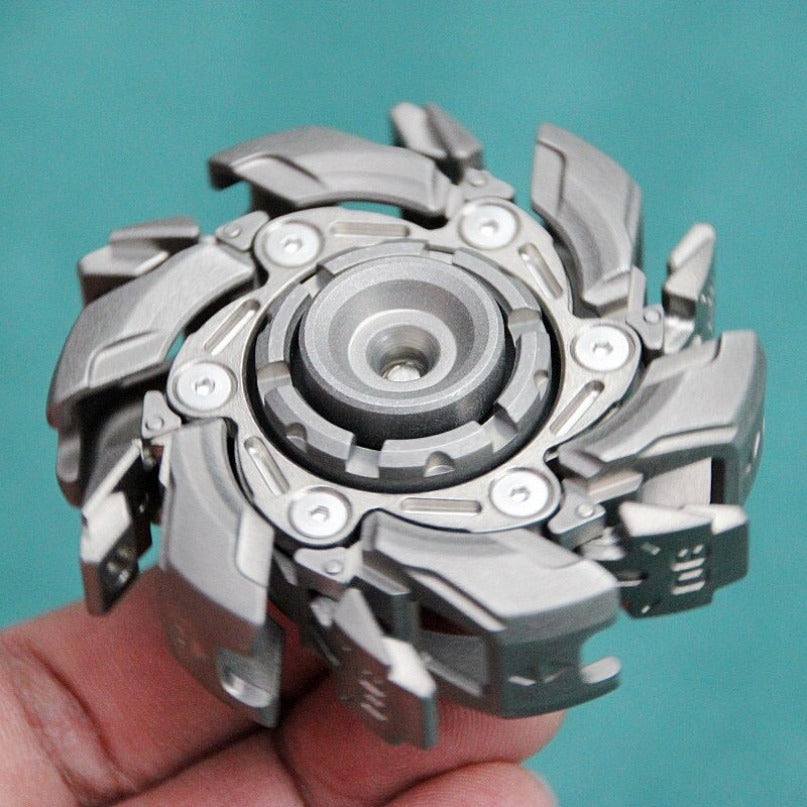 Mechanical Armor Fingertip Gyro Decompress Toys