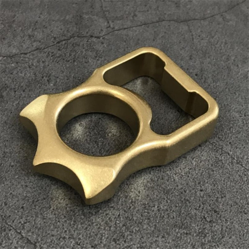 Brass Stonewashed Brass GOODEDC Bottle Opening EDC Keychain Tool