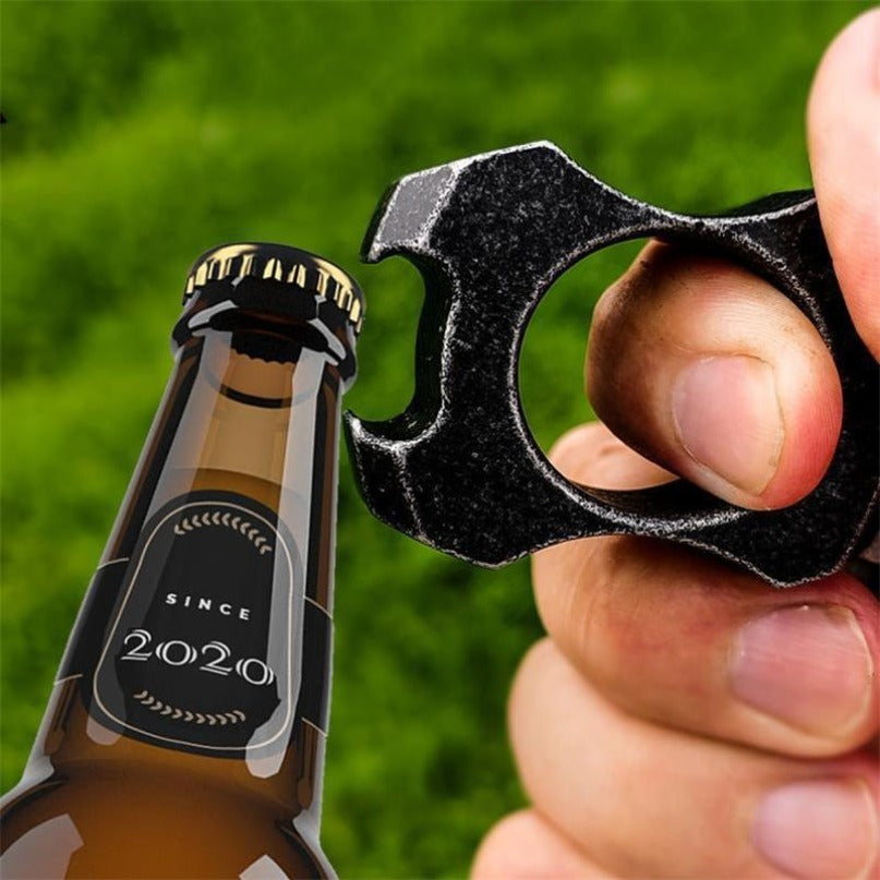 Stainless Steel Steel Multifunctional Mini Bottle Opener Outdoor EDC Tool