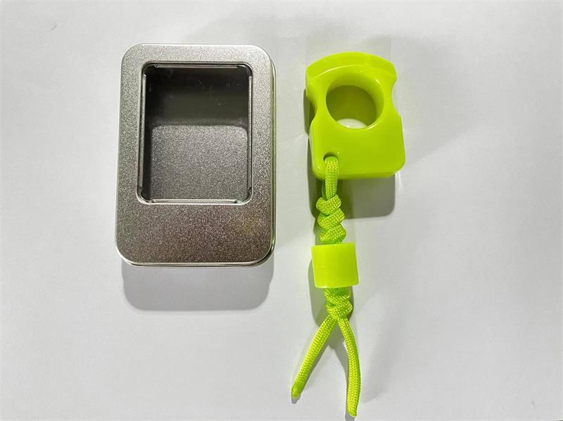 Non-Metallic Fluorescent Single Hole PA Plastic Portable EDC Outdoor Tool