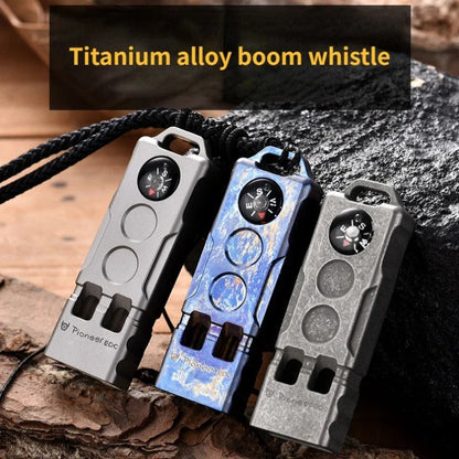 Two-for-one Survival Whistle Compass Wilderness Adventure EDC